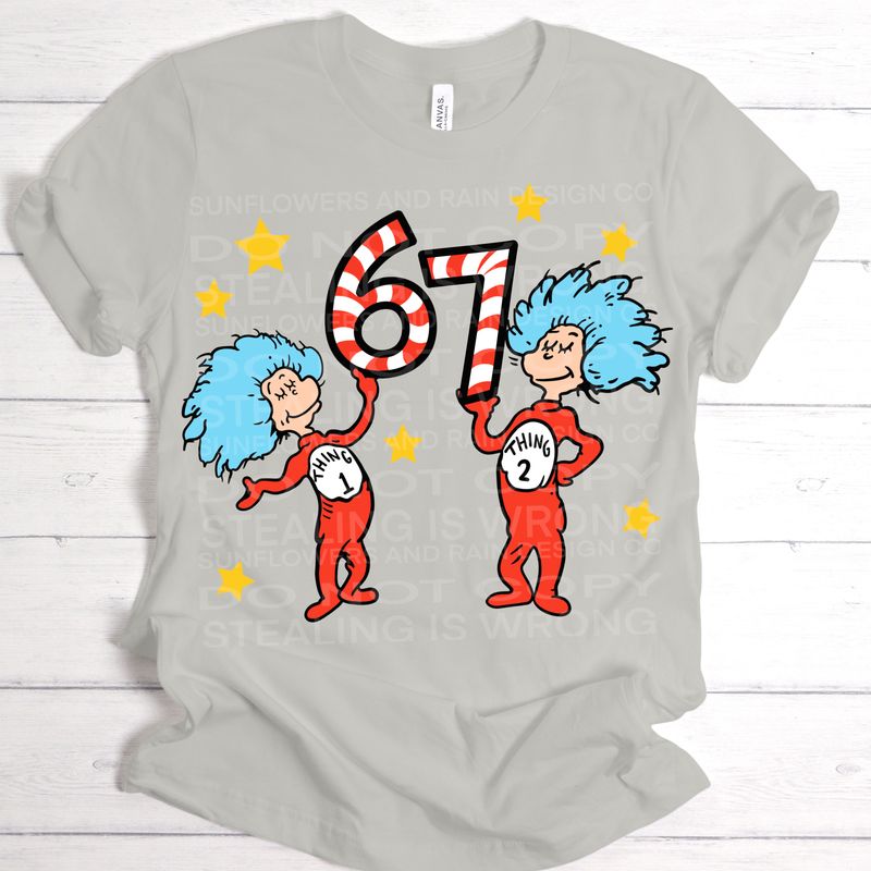 SUESS 67  png file for sublimation and dtf shirts. Digital download only.