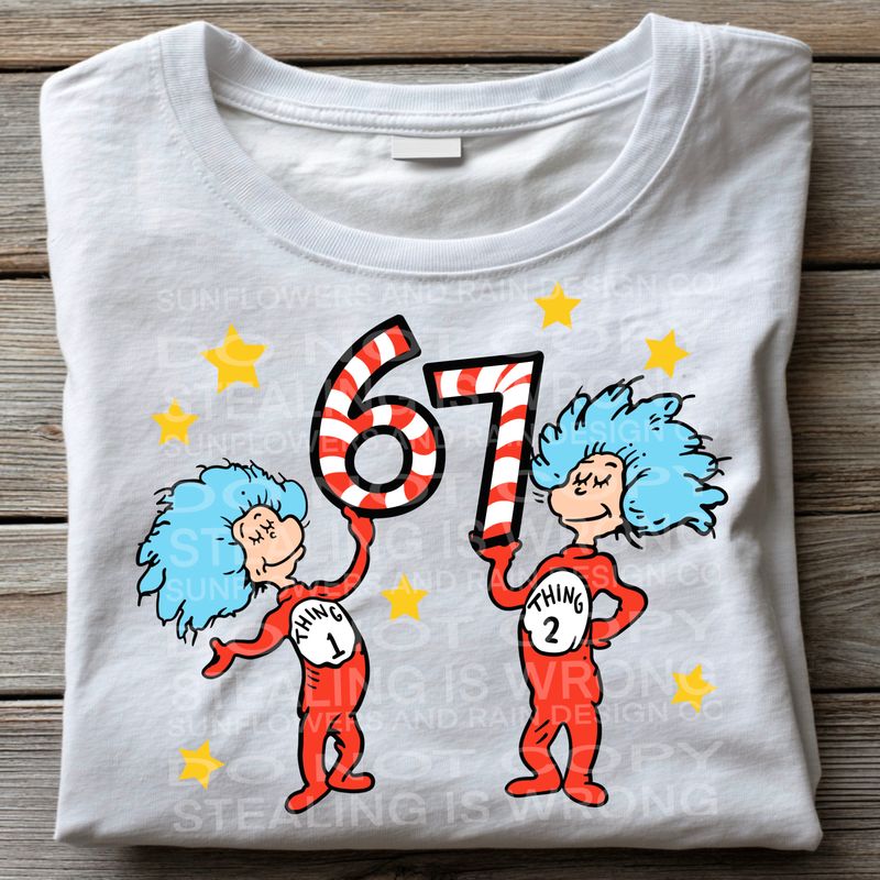 SUESS 67  png file for sublimation and dtf shirts. Digital download only.
