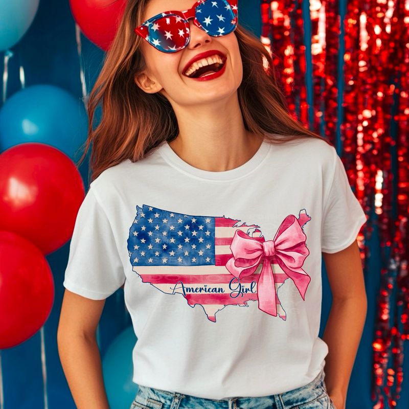 American Girl file for sublimation and dtf shirts. Digital download only.