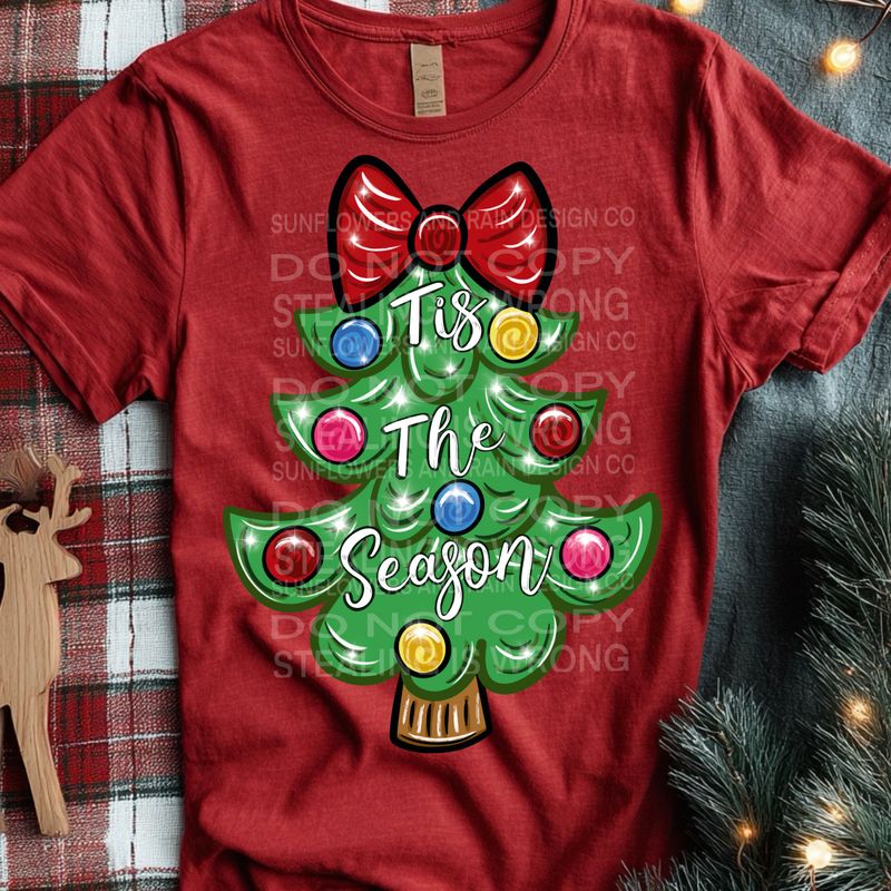 Tis the season file for sublimation and dtf shirts. Digital download only.