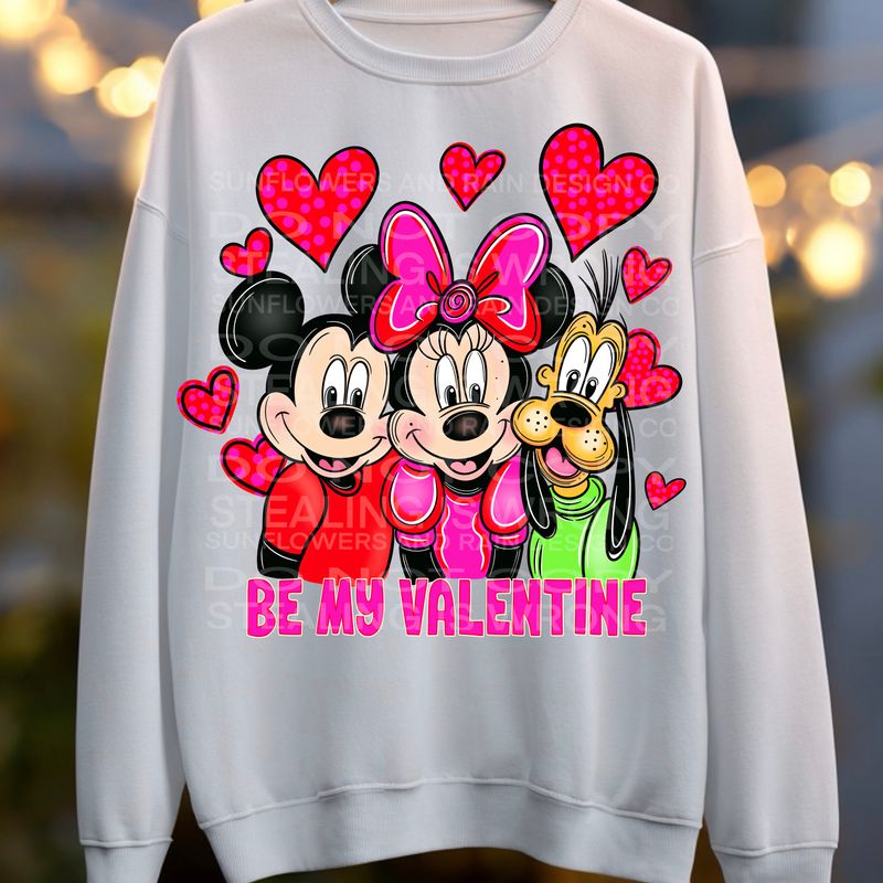 Mickey valentines png file for sublimation and dtf shirts. Digital download only.