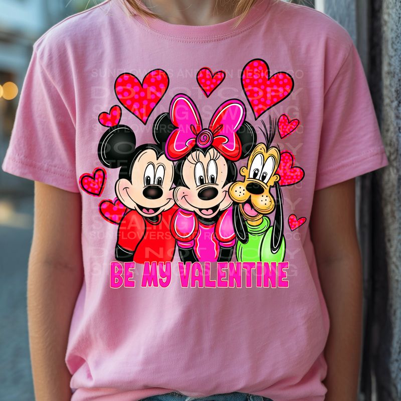 Mickey valentines png file for sublimation and dtf shirts. Digital download only.