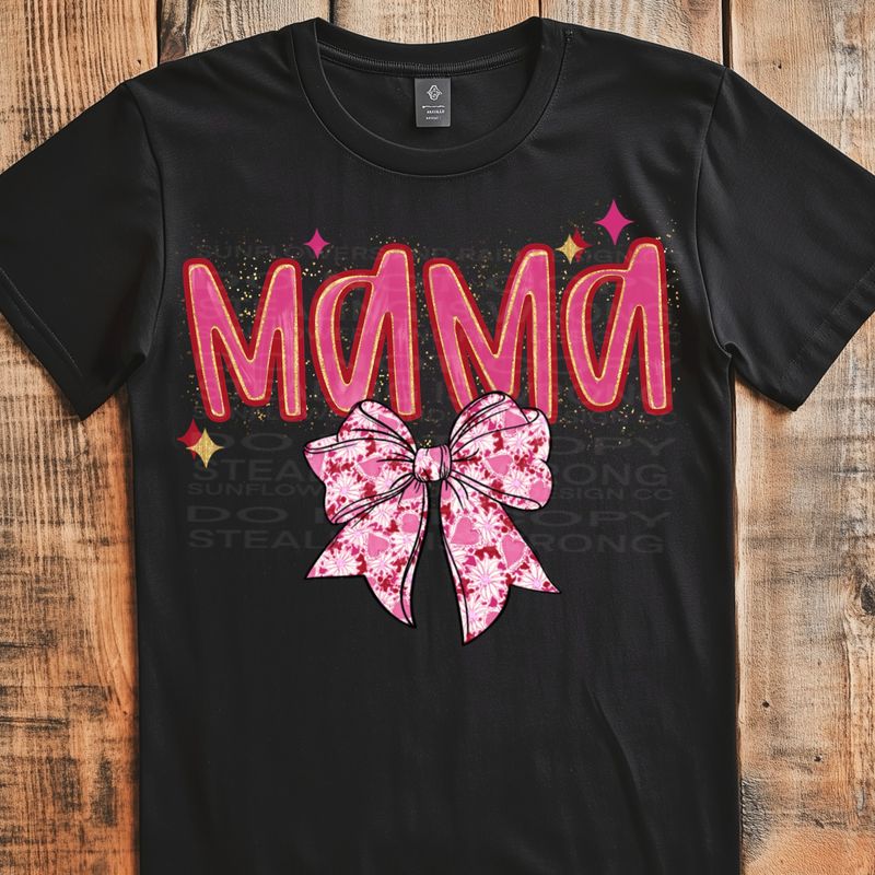 Mama valentines png file for sublimation and dtf shirts. Digital download only.