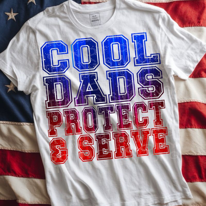 Cool dads police  png file for sublimation and dtf shirts. Digital download only.