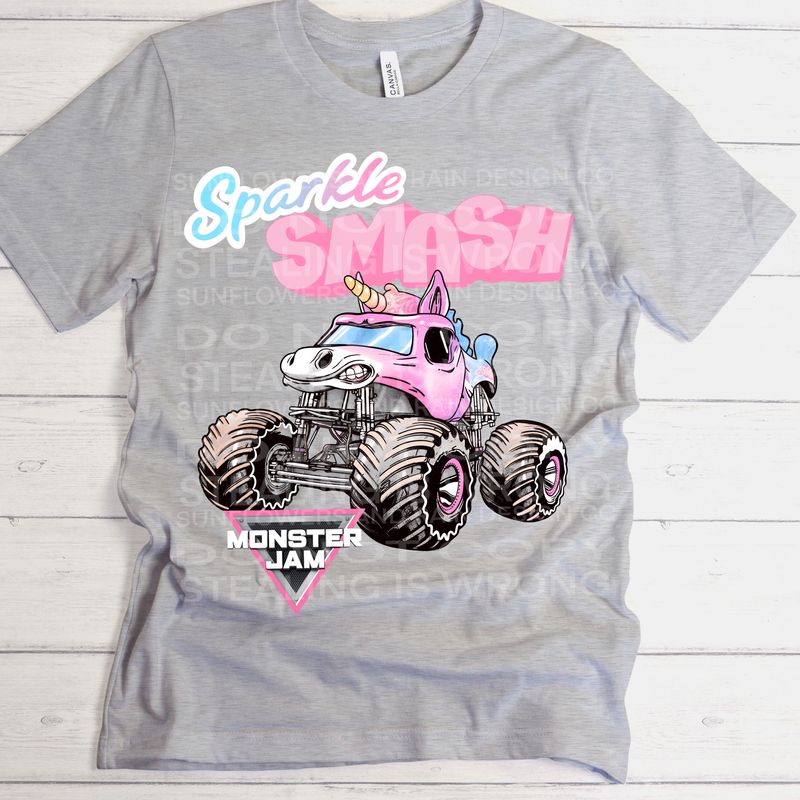 Sparkle smash png file for sublimation and dtf shirts. Digital download only.