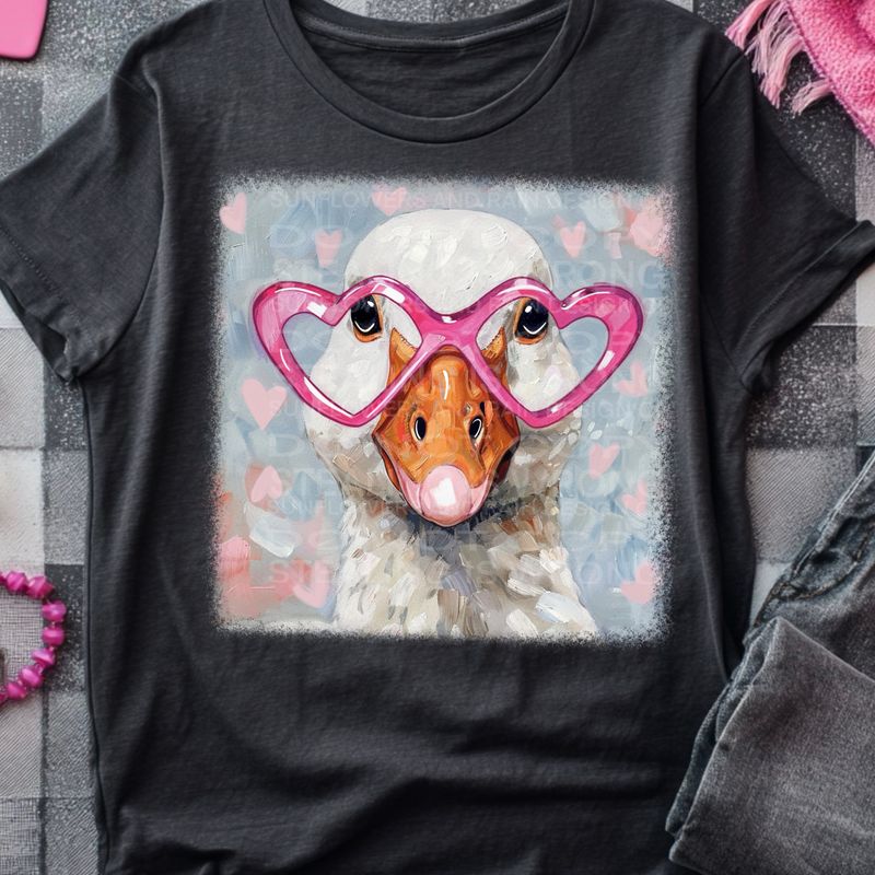 goose pink png file for sublimation and dtf shirts. Digital download only.