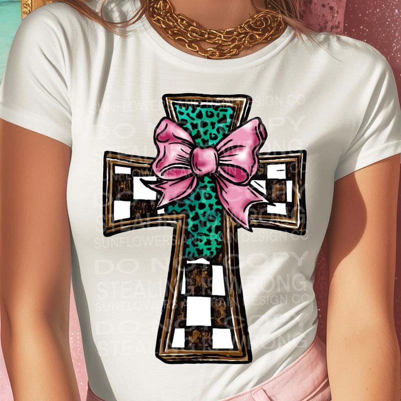 Cross  png file for sublimation and dtf shirts. Digital download only.