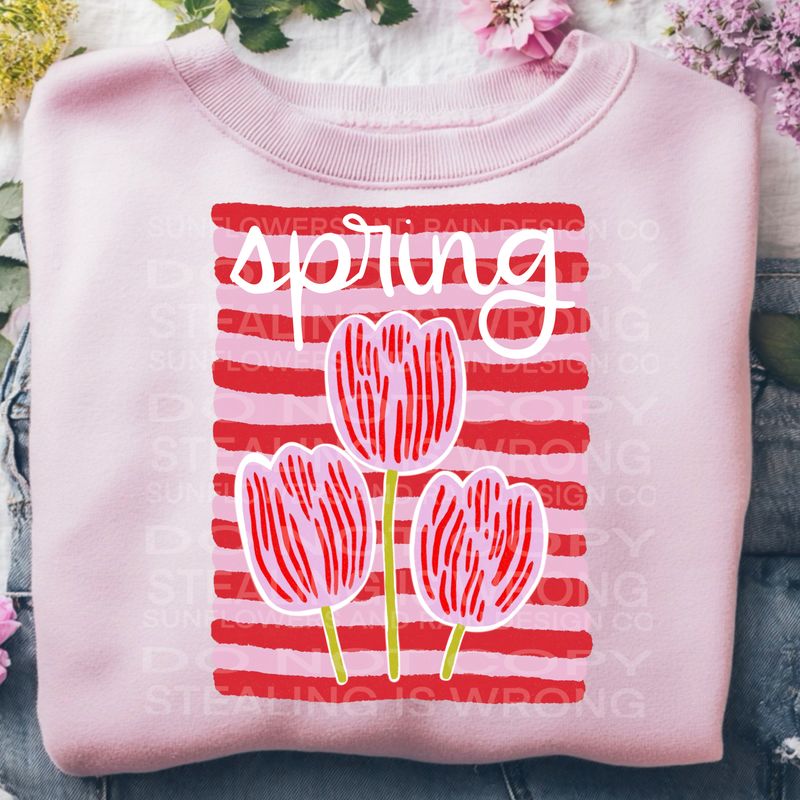 Spring  png file for sublimation and dtf shirts. Digital download only.