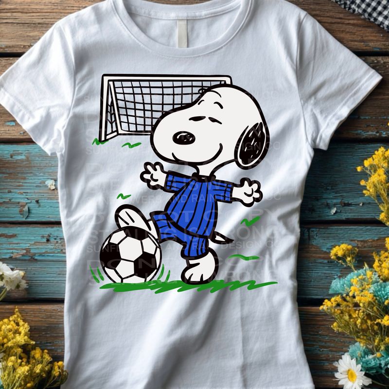 Soccer snoopy  png file for sublimation and dtf shirts. Digital download only.