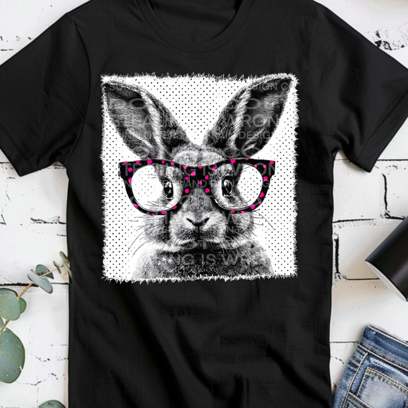 Bunny png file for sublimation and dtf shirts. Digital download only.