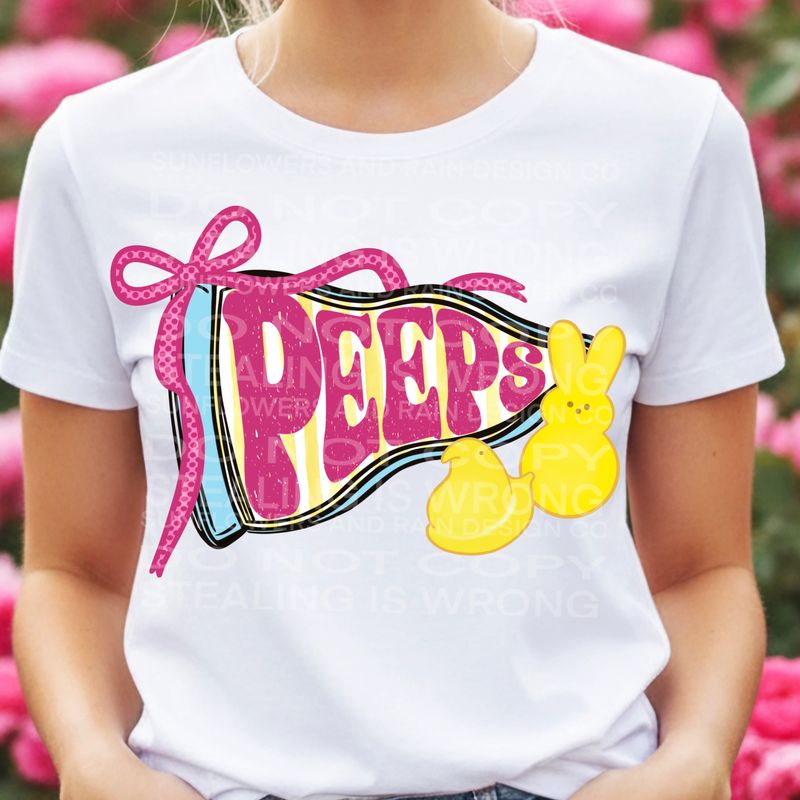 Peeps Easter png file for sublimation and dtf shirts. Digital download only.