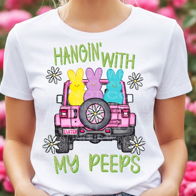 Jeep Peeps png file for sublimation and dtf shirts. Digital download only.