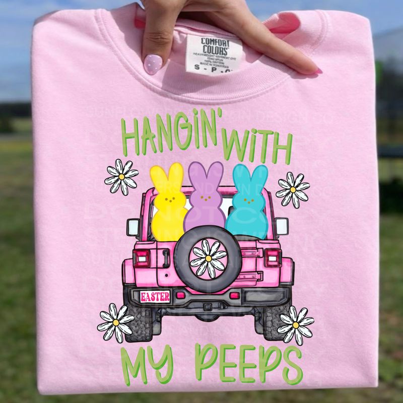 Jeep Peeps png file for sublimation and dtf shirts. Digital download only.