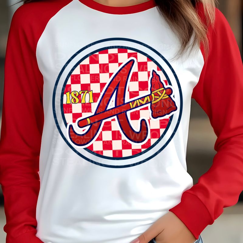 Braves png file for sublimation and dtf shirts. Digital download only.