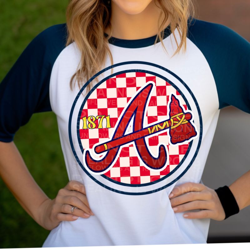 Braves png file for sublimation and dtf shirts. Digital download only.