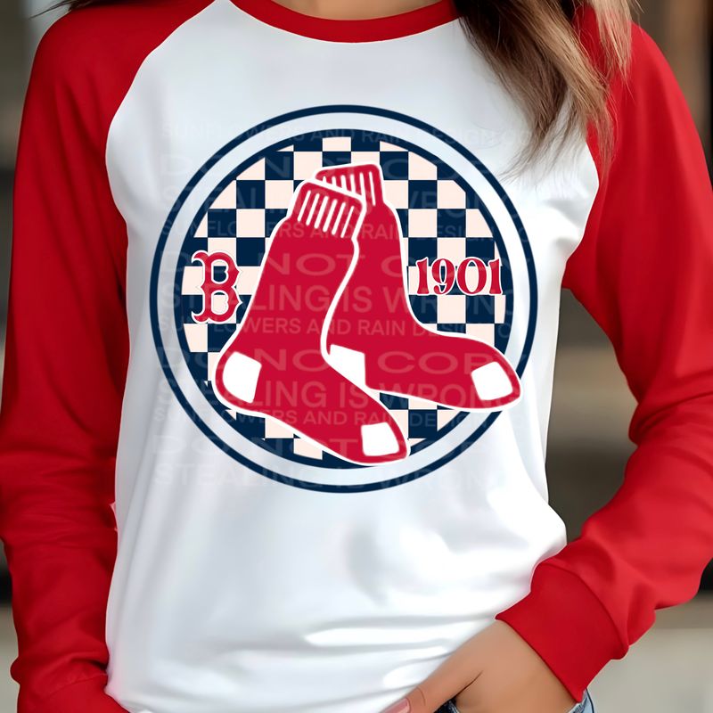 Red Sox png file for sublimation and dtf shirts. Digital download only.