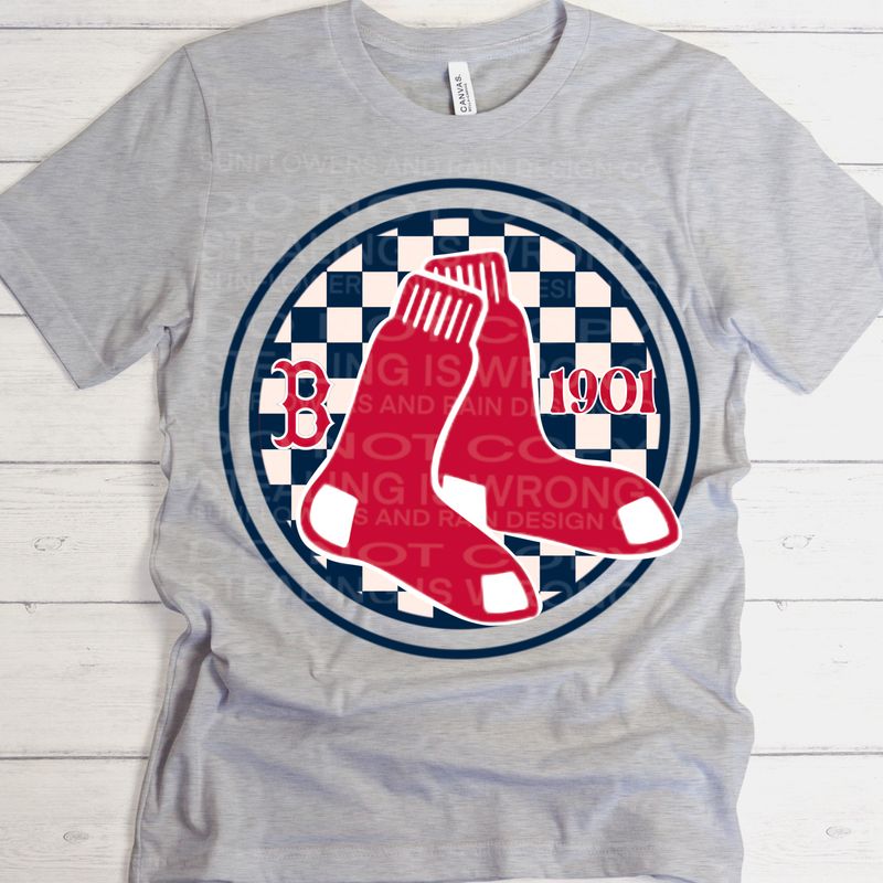 Red Sox png file for sublimation and dtf shirts. Digital download only.