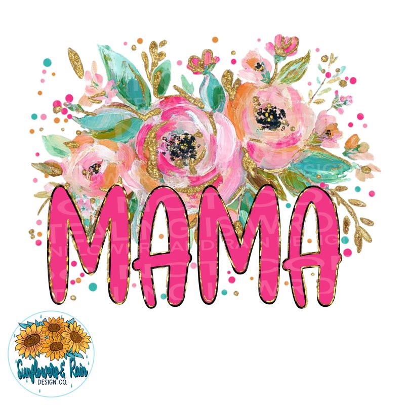 Mama png file for sublimation and dtf shirts. Digital download only.