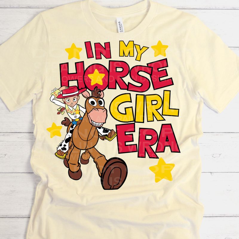 In my horse girl Era png file for sublimation and dtf shirts. Digital download only.