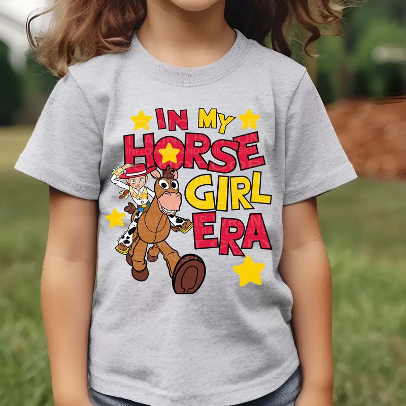 Horse girl era Toy Story png file for sublimation and dtf shirts. Digital download only.