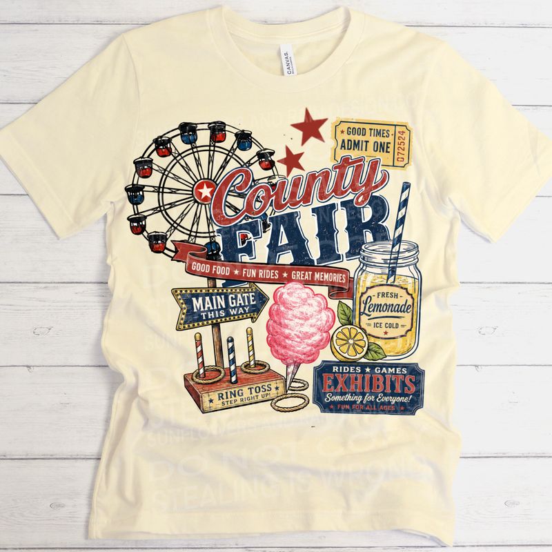 County fair cotton candy  png file for sublimation and dtf shirts. Digital download only.