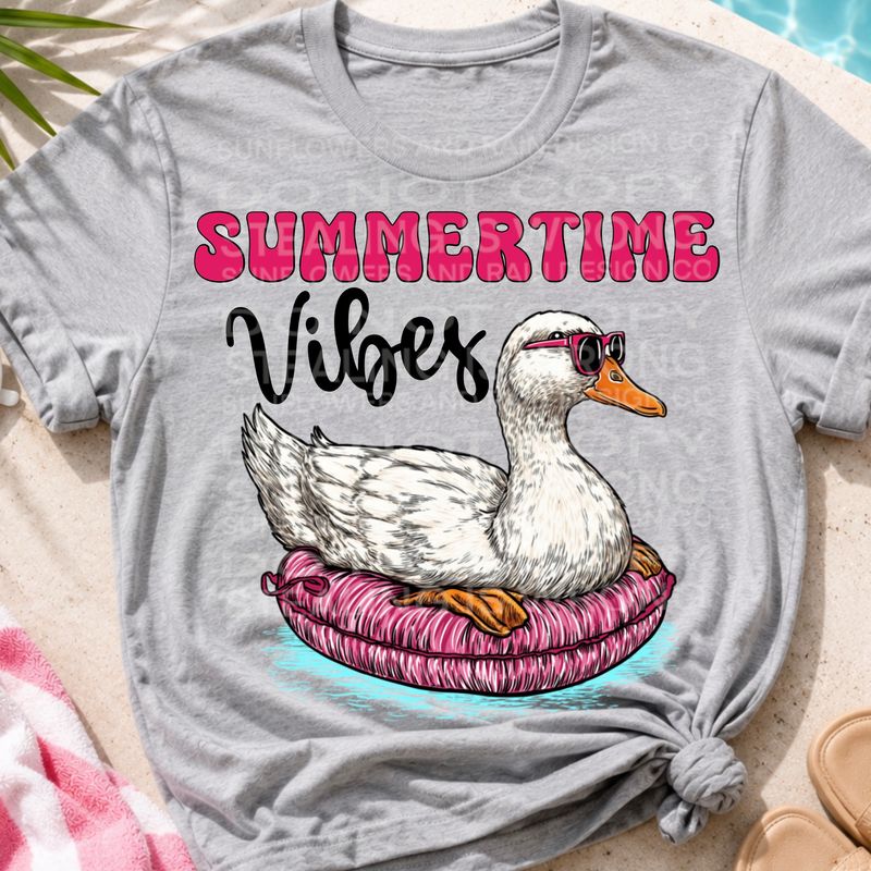Summertime vibes  png file for sublimation and dtf shirts. Digital download only.