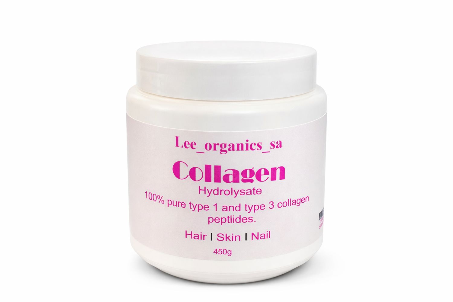 Pure collagen powder