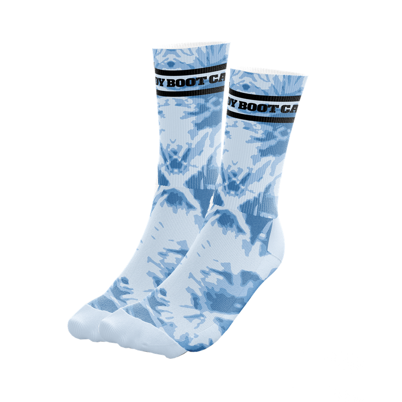 Tie-Dyed Knit Socks