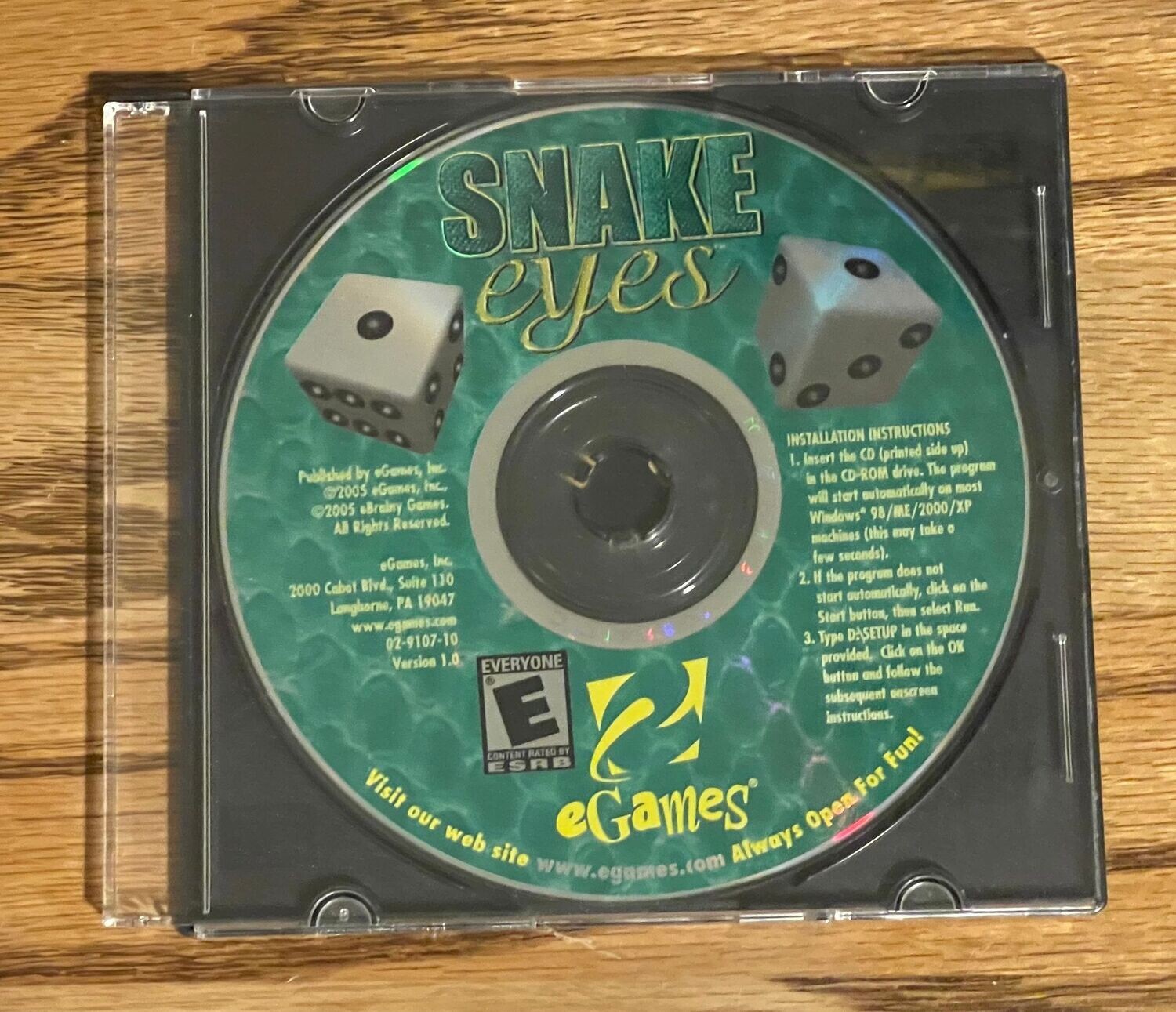 Snake Eyes (PC, 2005)