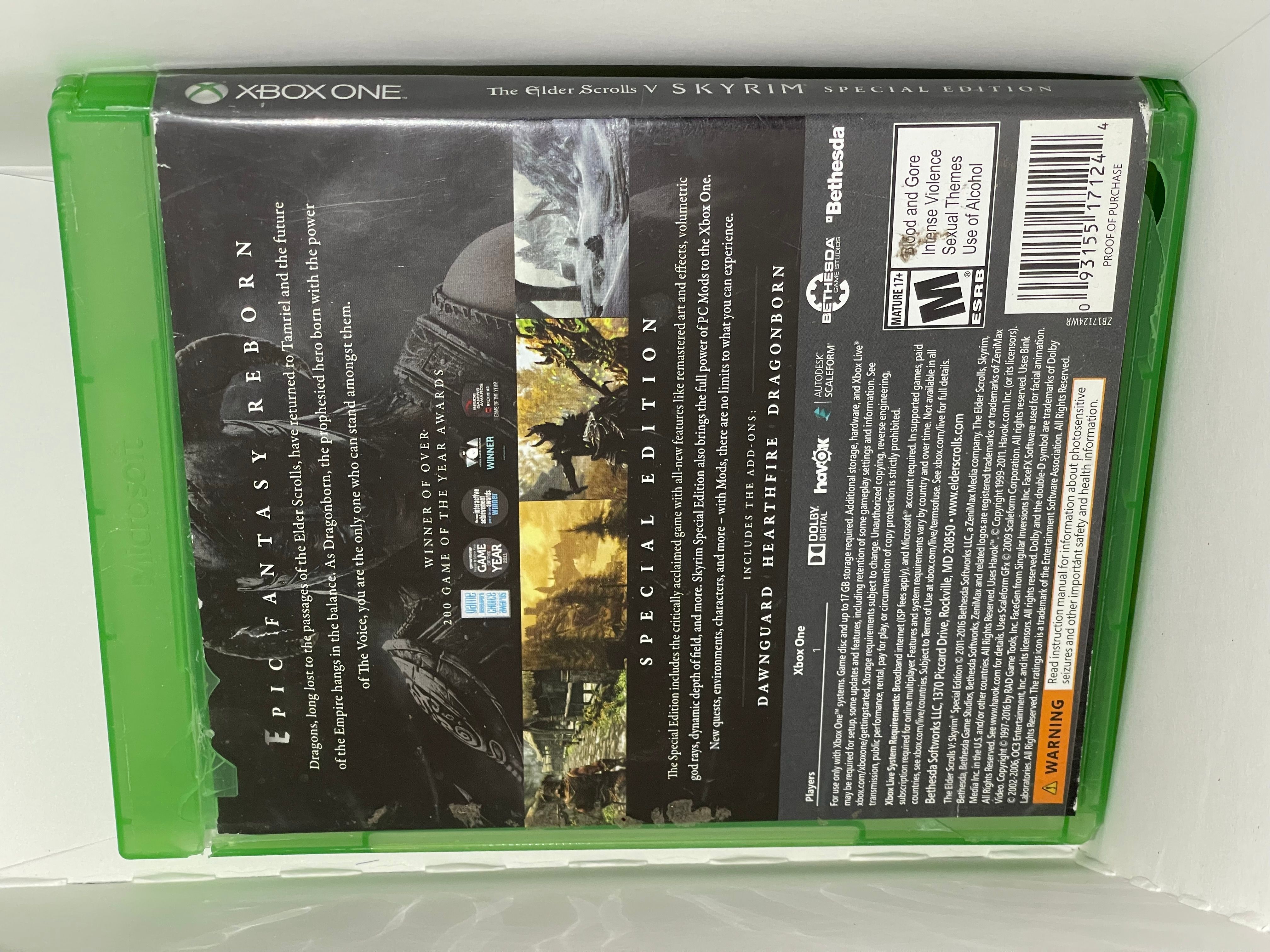 Elder Scrolls V: Skyrim [Special Edition] | Xbox One, 2016