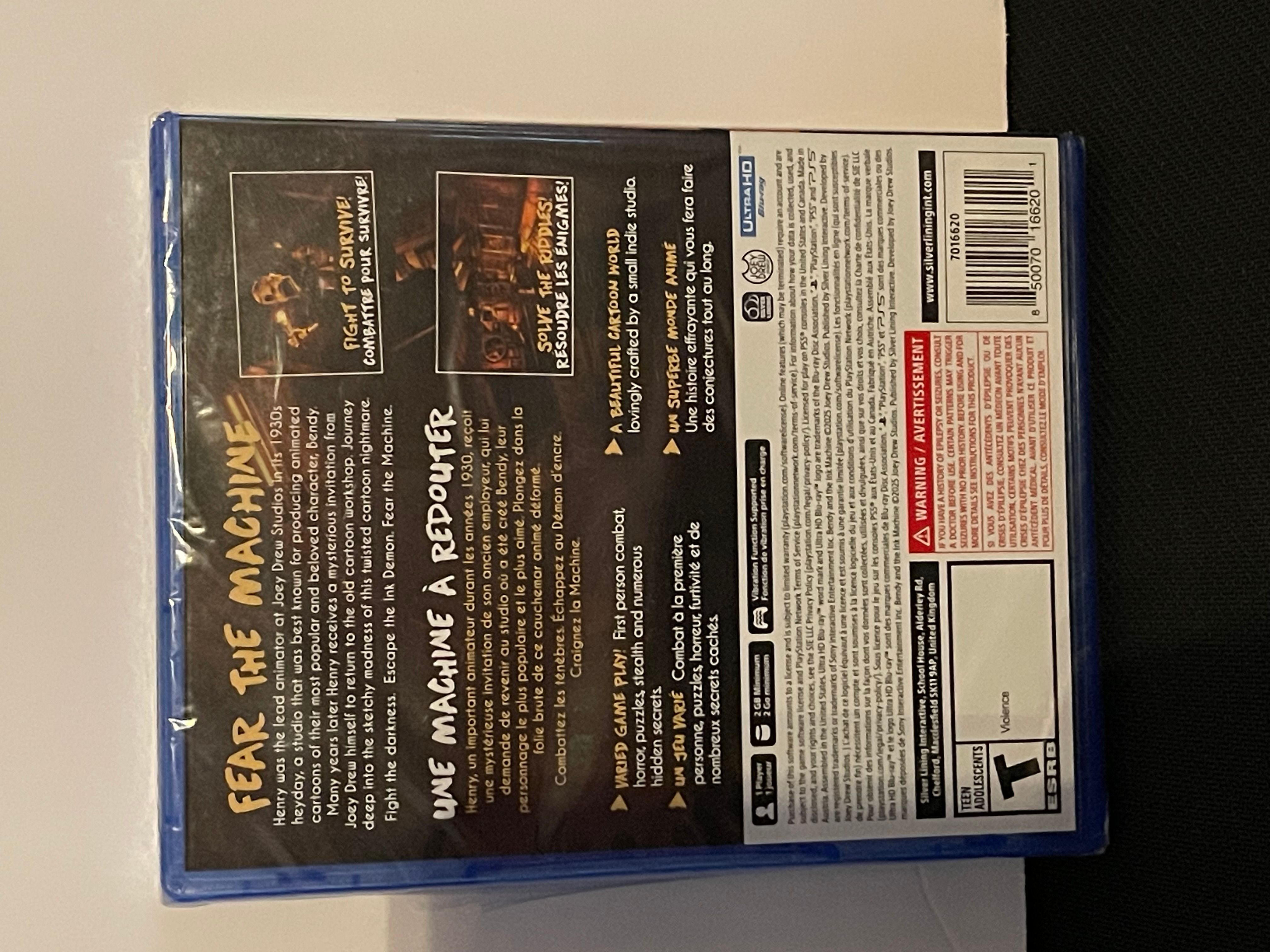 Bendy and the Ink Machine | PS5 | Brand New, Sealed