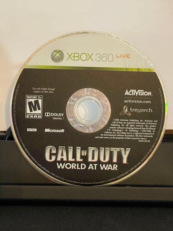 Call of Duty World at War | Xbox 360 | Loose