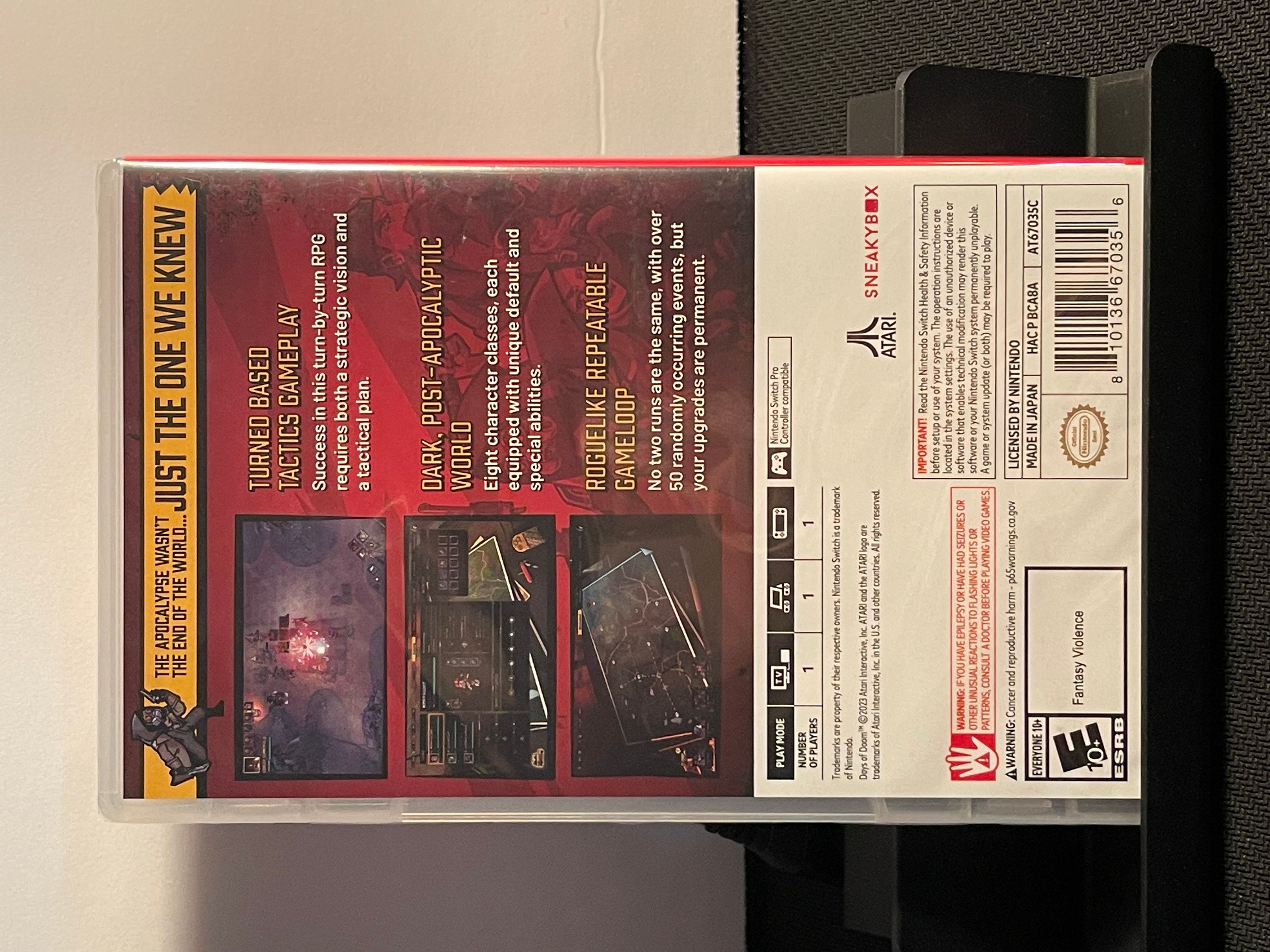 Days of Doom | Switch | Brand New, Sealed