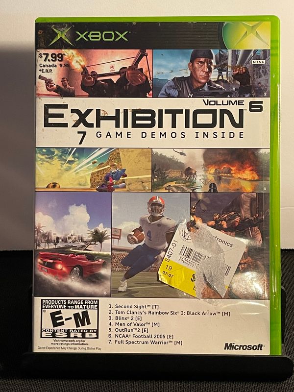 Exhibition Volume 6 | Xbox | Missing Manual