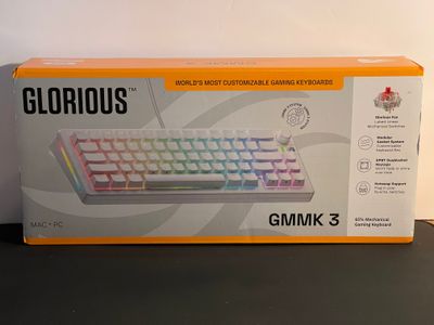 Glorious GMMK 3 65% Wired Mechanical Gaming Keyboard with Hot-swappable Switches