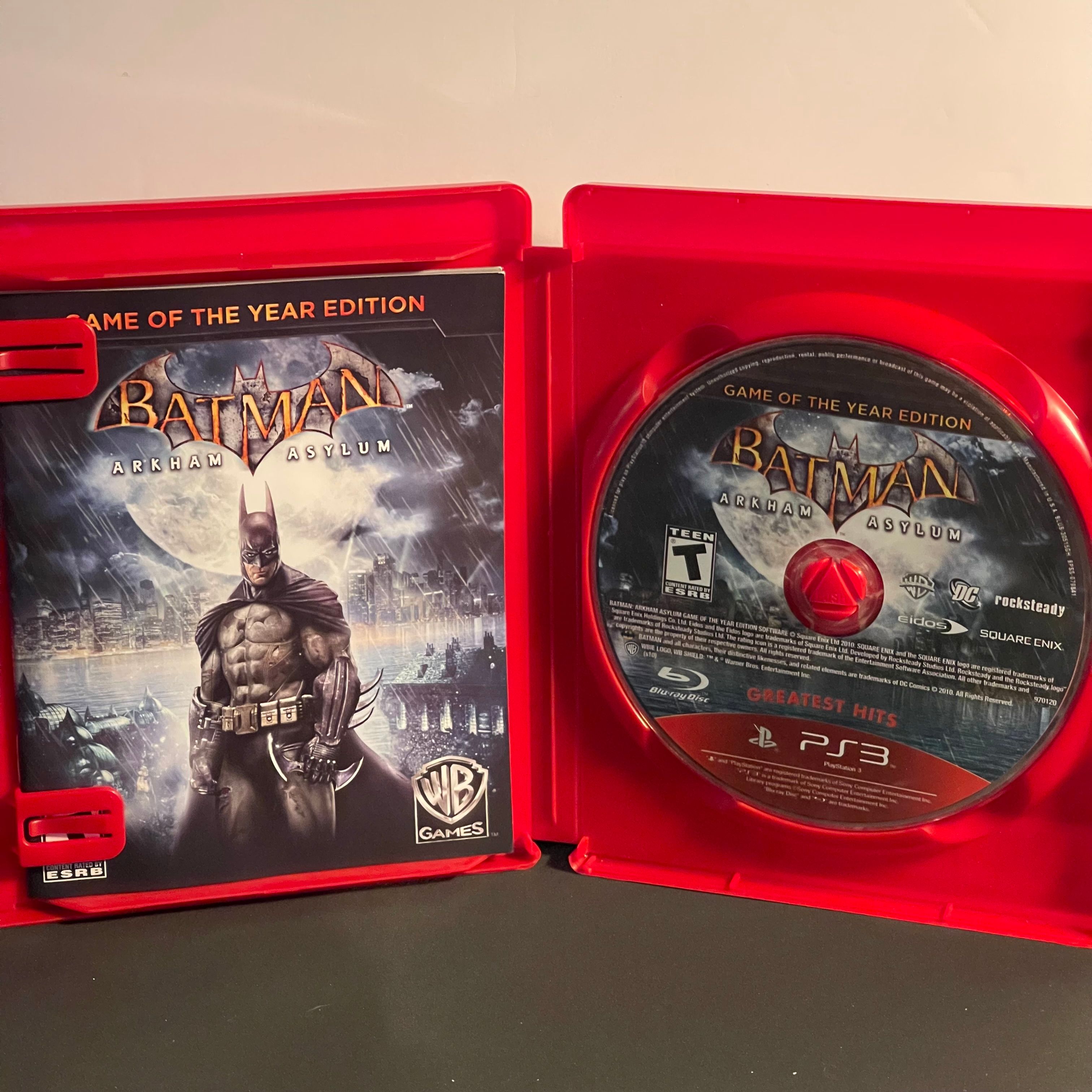 Batman: Arkham Asylum [Game of the Year Greatest Hits] | PS3 | CIB