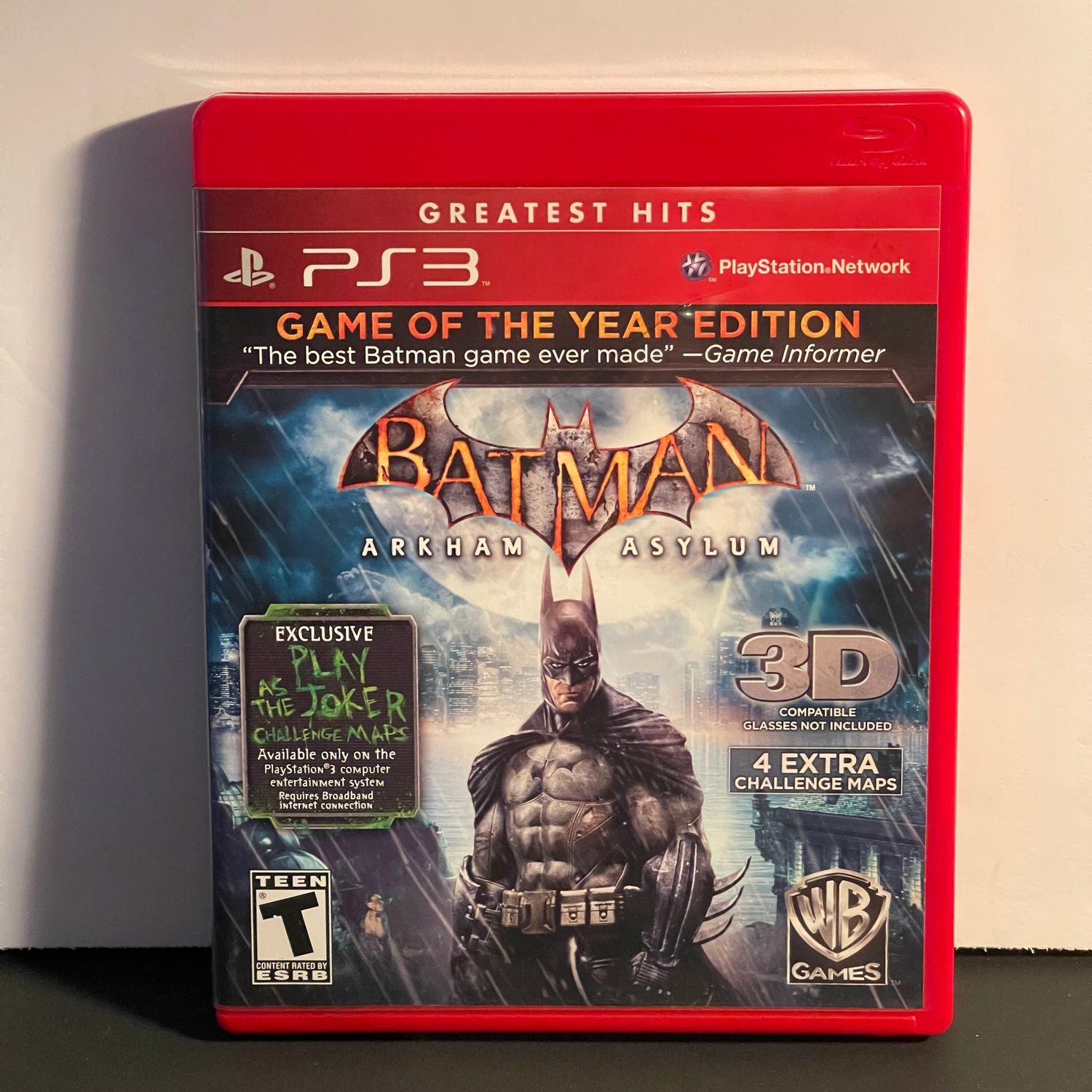 Batman: Arkham Asylum [Game of the Year Greatest Hits] | PS3 | CIB