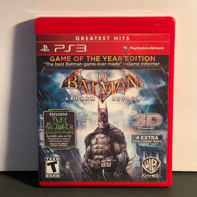 Batman: Arkham Asylum [Game of the Year Greatest Hits] | PS3 | CIB