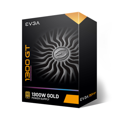 EVGA SuperNOVA 1300 GT 1300W 80+ Gold Certified Fully Modular ATX Power Supply