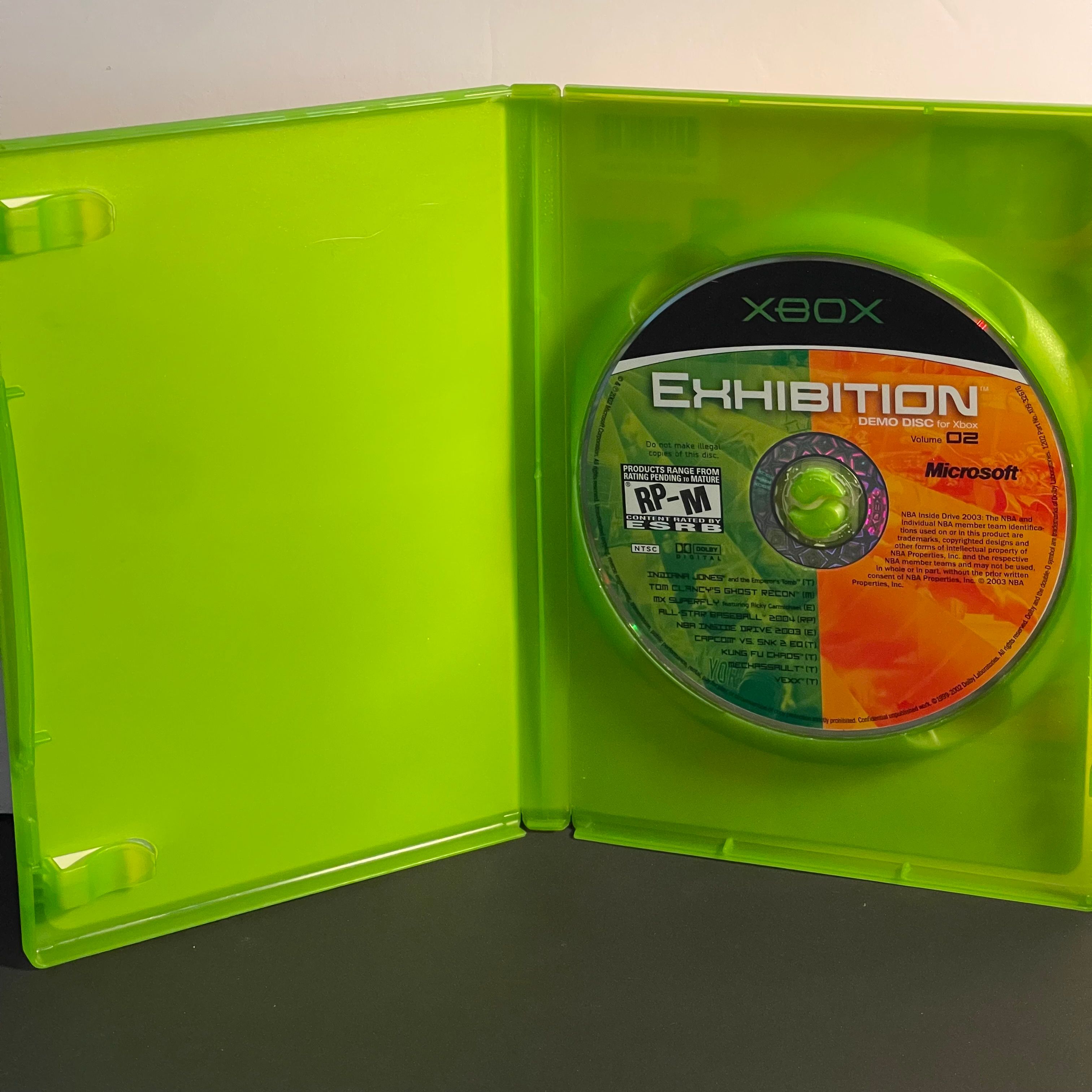 Exhibition Volume 2 | Xbox | Missing Manual