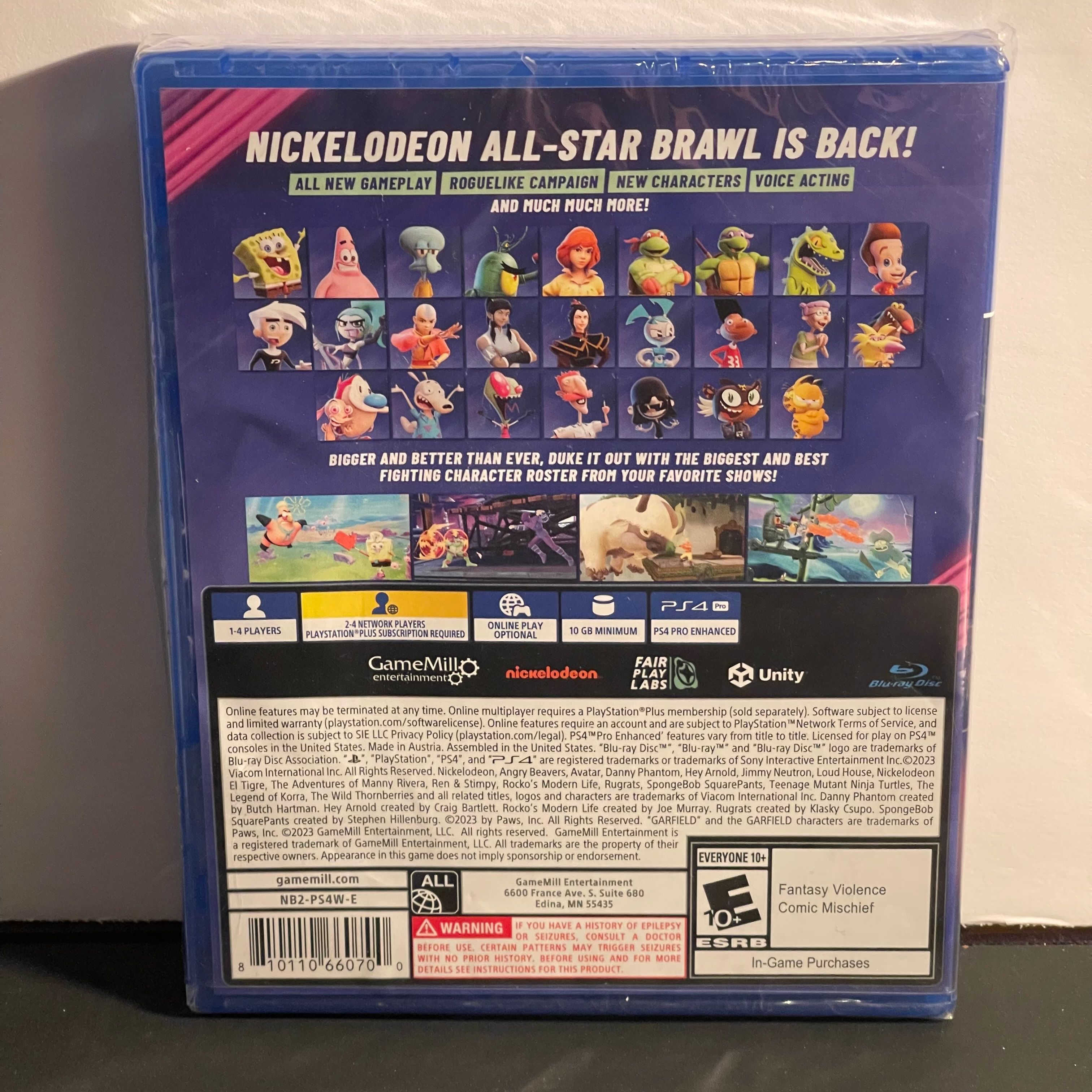 Nickelodeon All Star Brawl 2 | PS4 | Brand New, Sealed