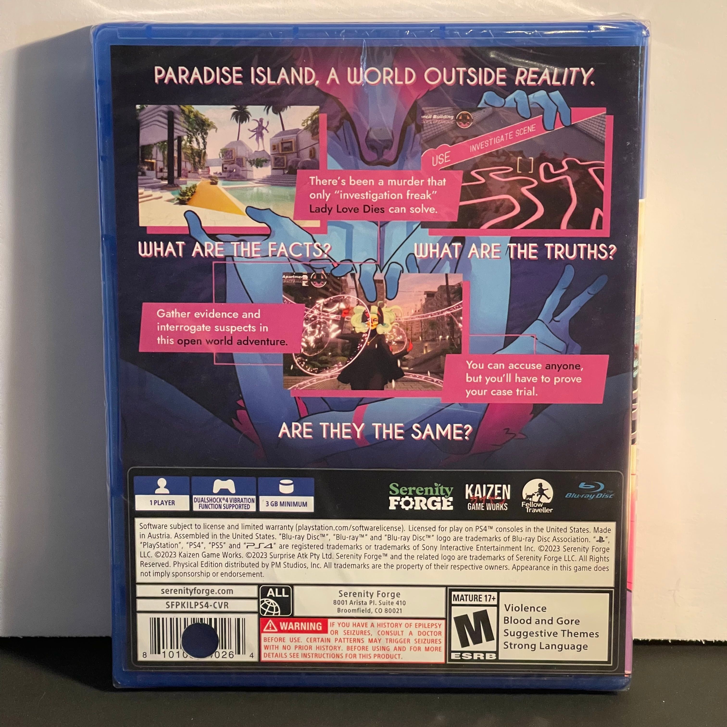 Paradise Killer | PS4 | Brand New, Sealed