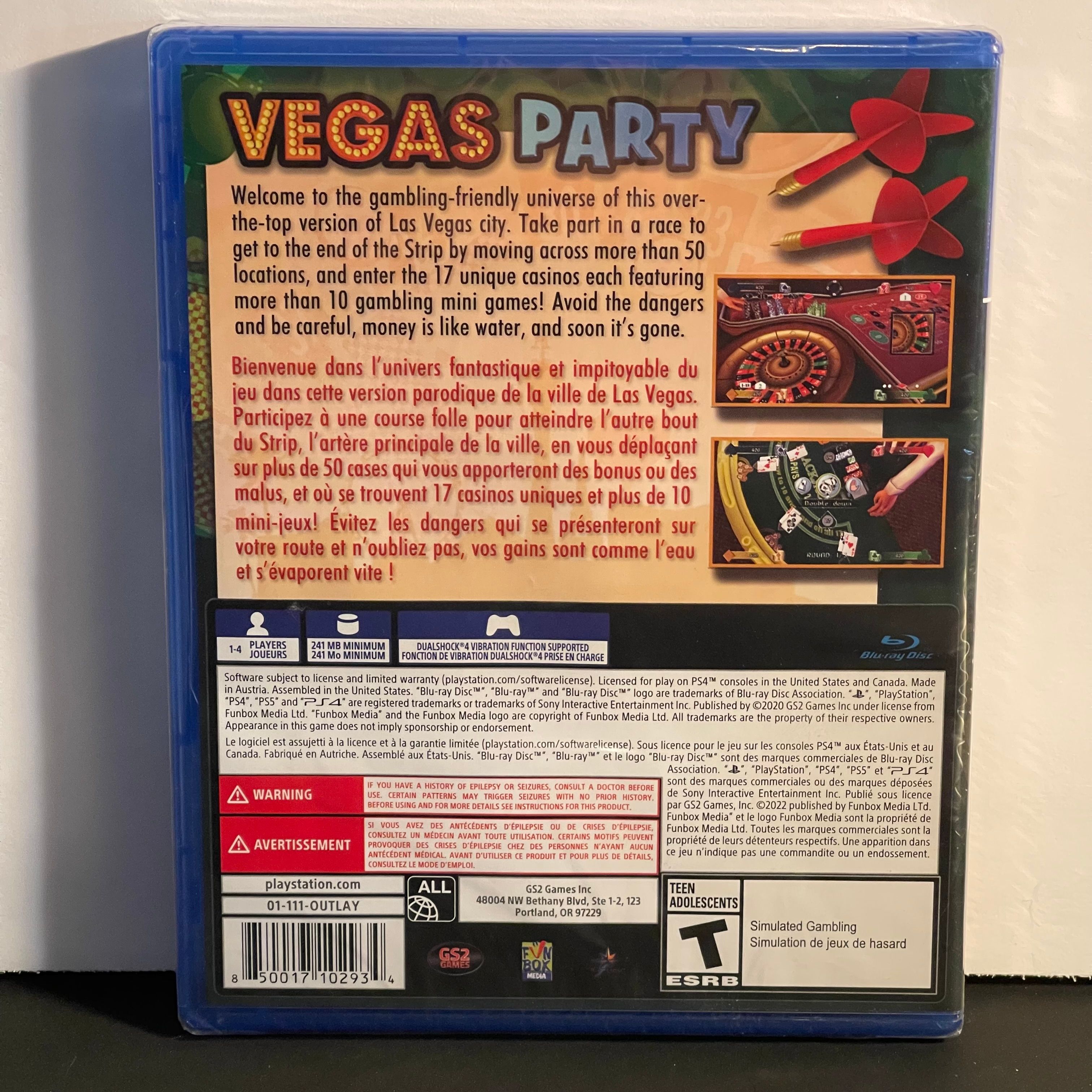 Vegas Party | PS4 | Brand New Sealed