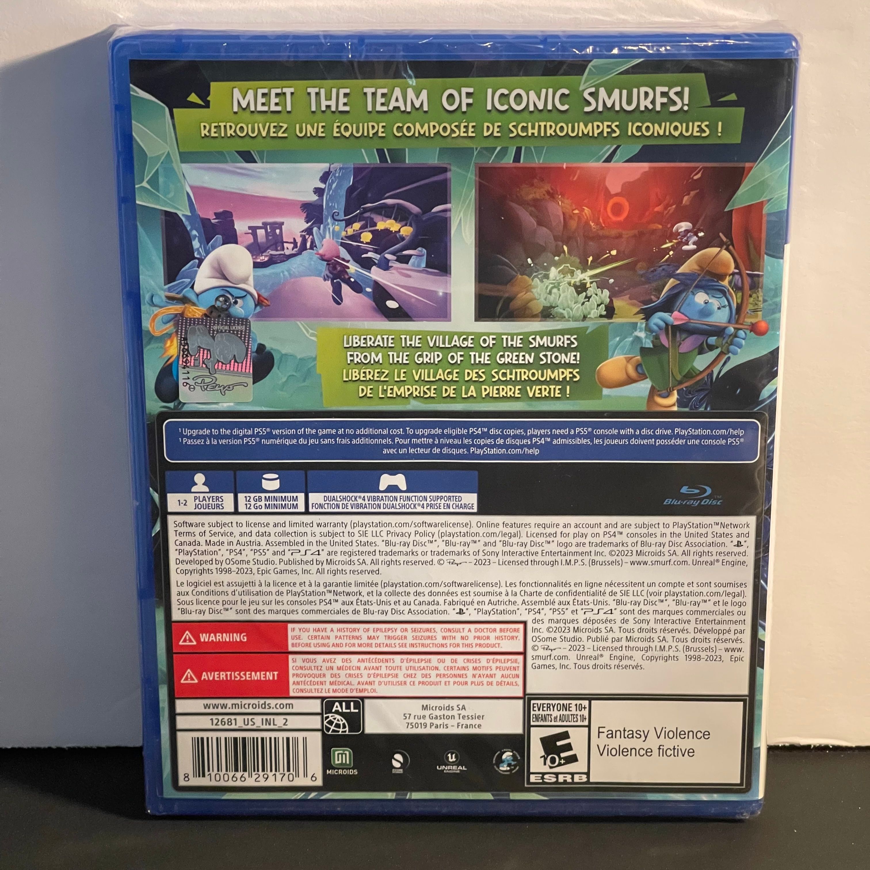 Smurfs 2 Prisoner of the Green Stone | PS4 | Brand New, Sealed