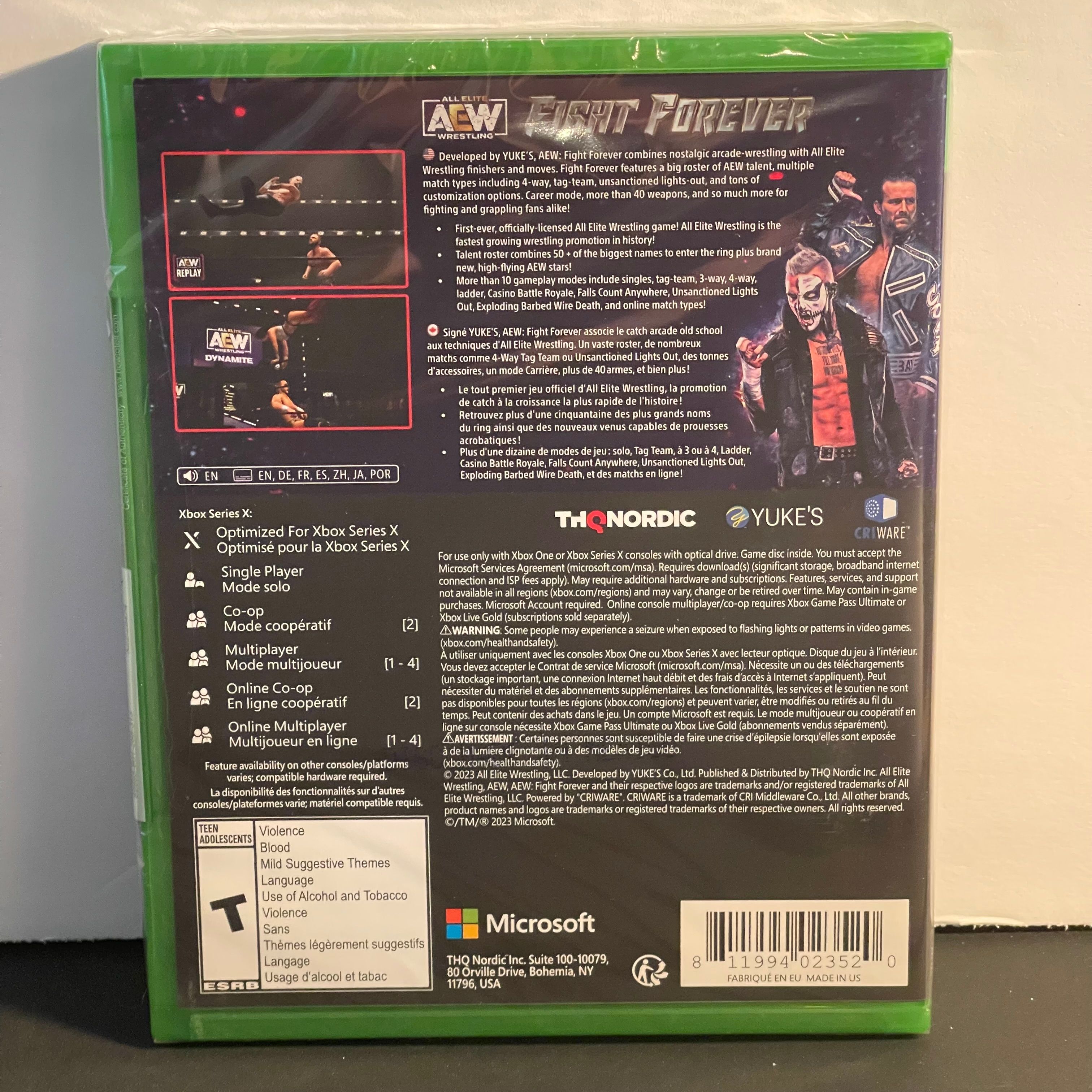AEW: Fight Forever | Xbox One/Series X | Brand New, Sealed