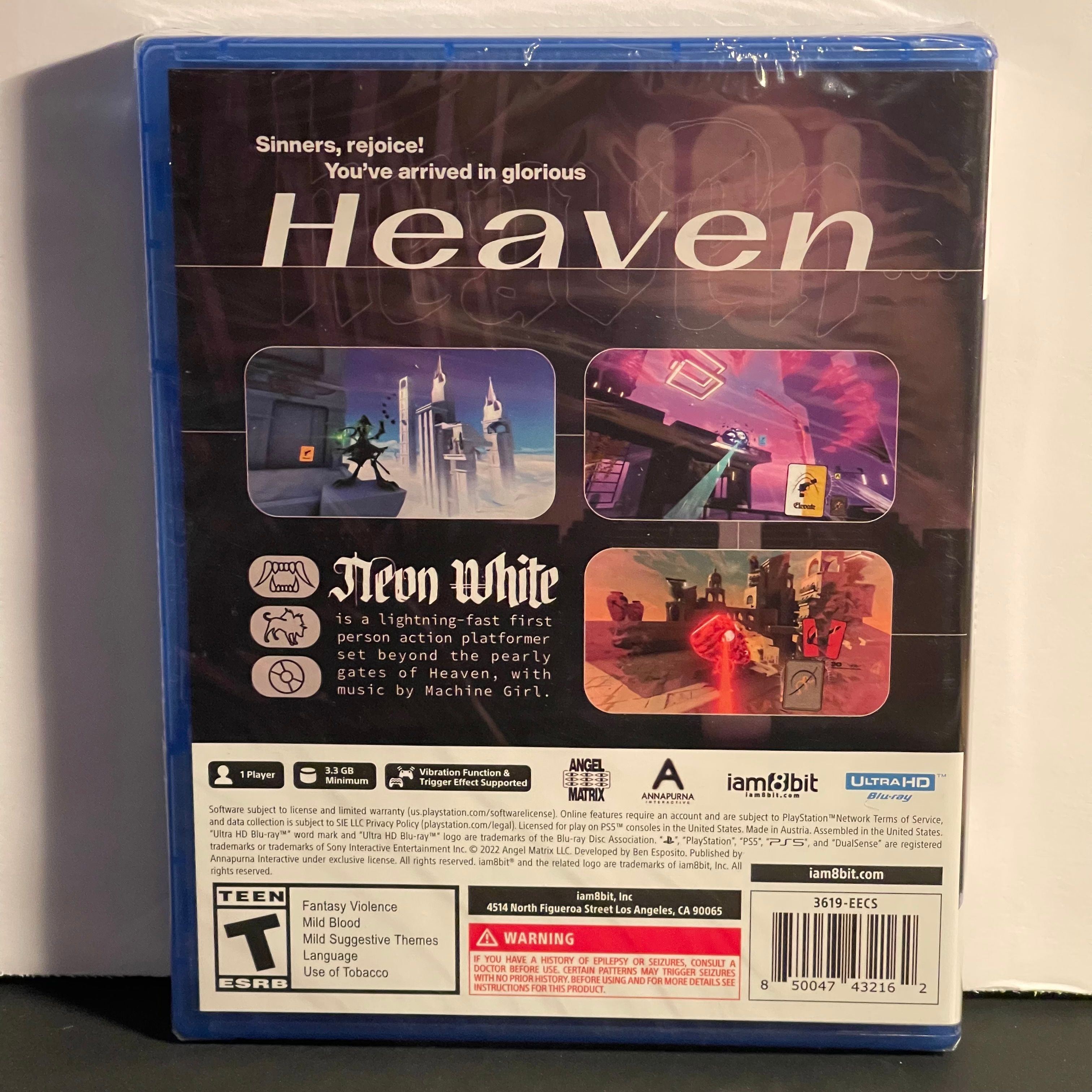 Neon White [iam8bit] [Exclusive Edition] | PS5 | Brand New, Sealed