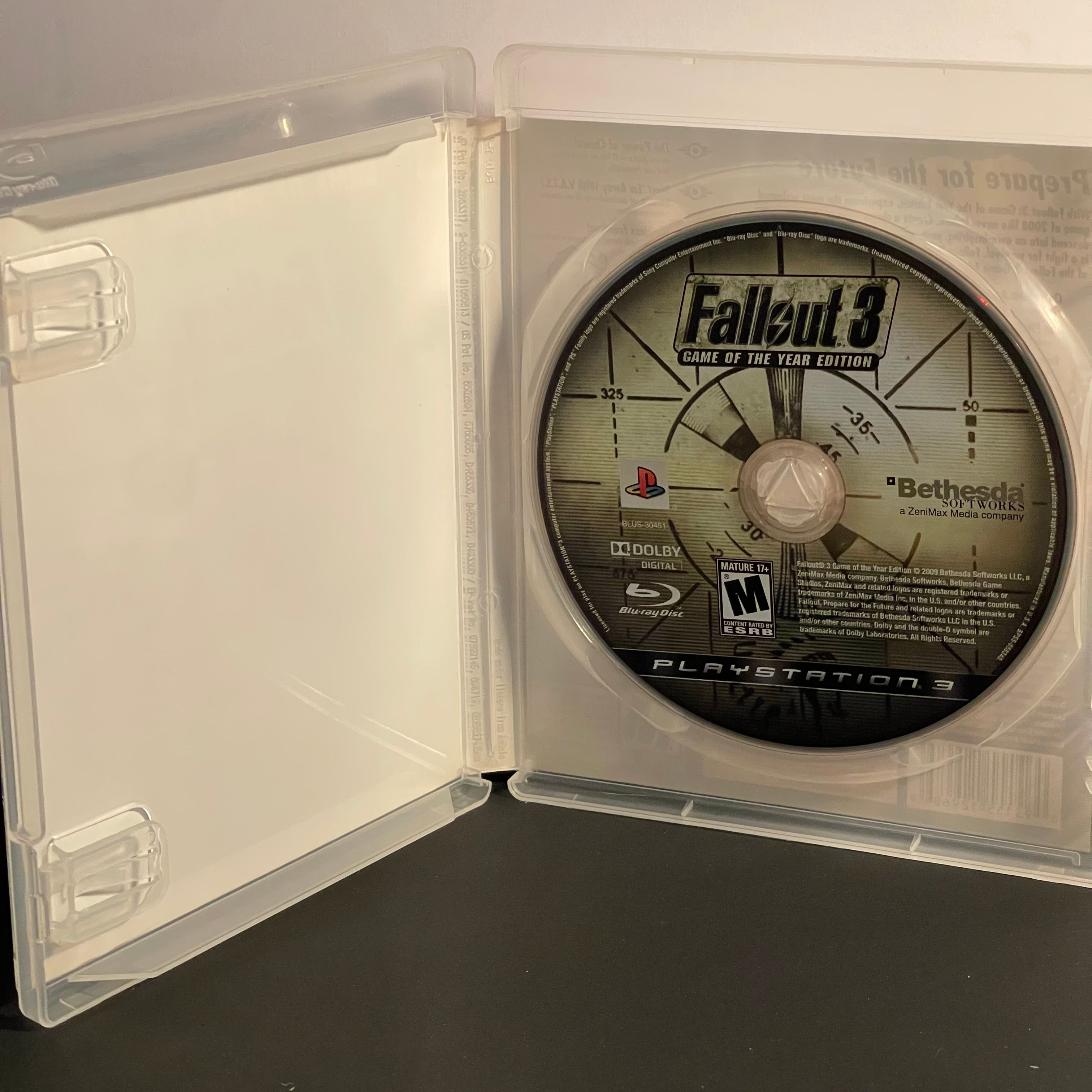 Fallout 3 [Game of the Year Edition] | PS3 | Missing Manual