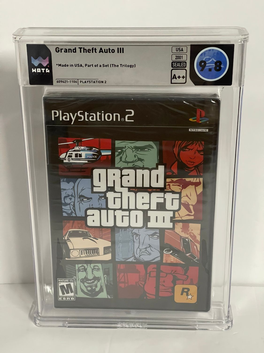 Grand Theft Auto III [Not For Resale] | PS2 | Graded 9.8 A++