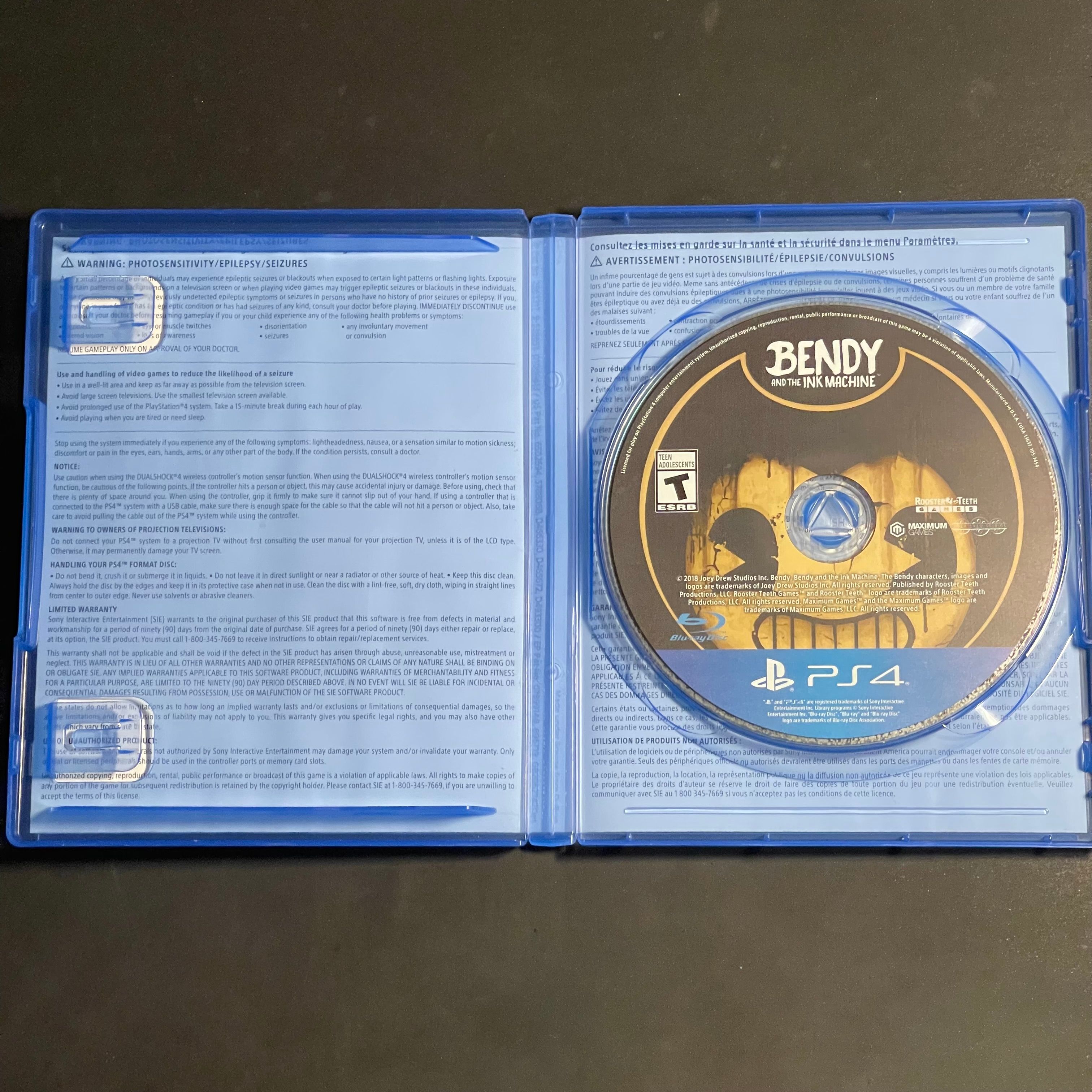 Bendy and the Ink Machine | PS4 | Missing Insert
