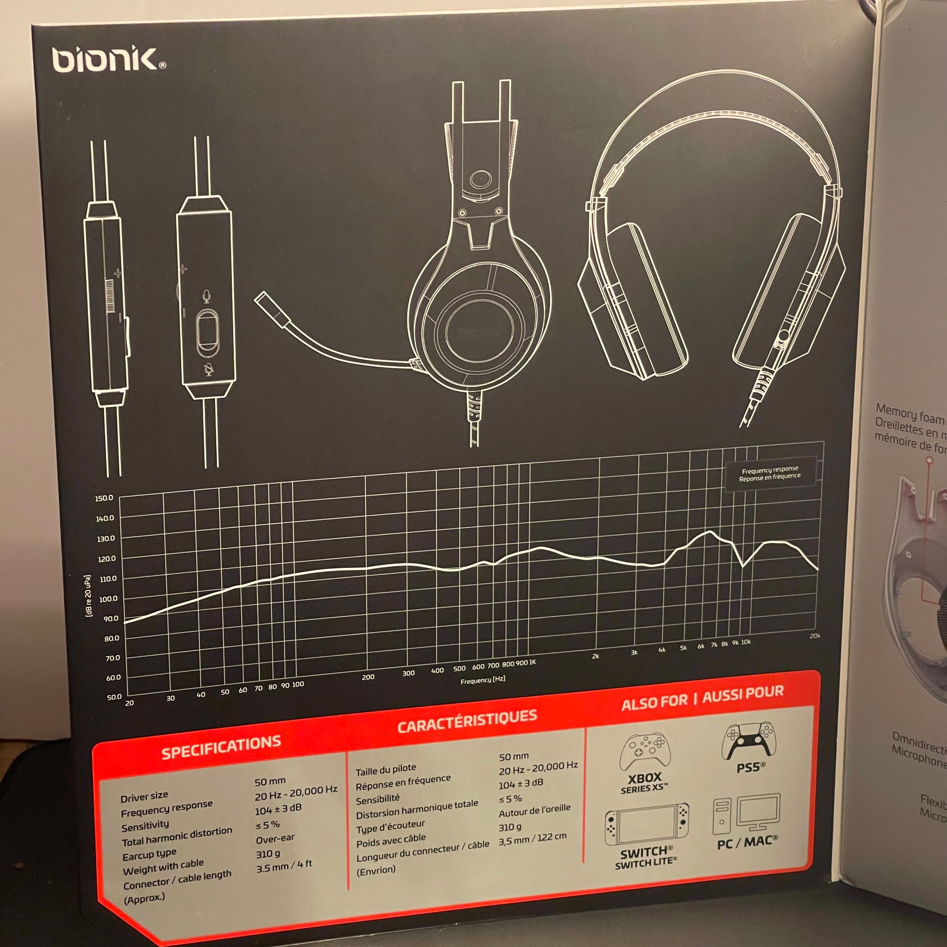 Bionik Sirex Nintendo Switch Wired Headset